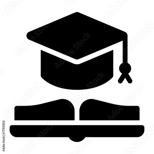 open book glyph icon