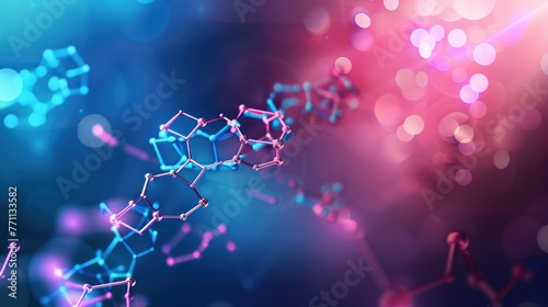 medical science concept,Science molecules design background, laboratory © ellisa_studio