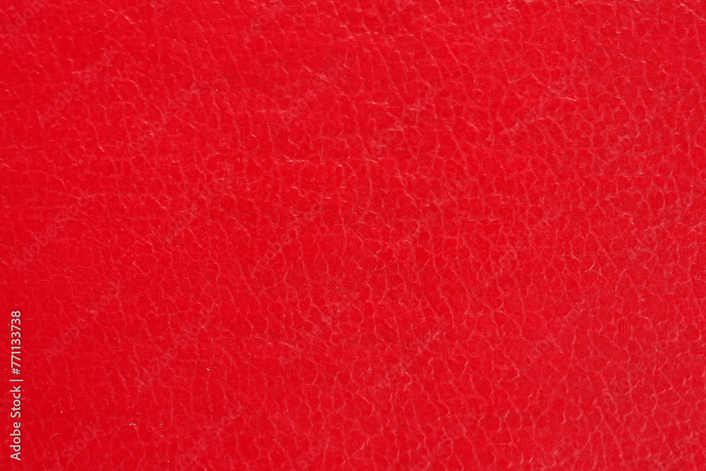 Fototapeta premium Red leather surface with a lot of texture