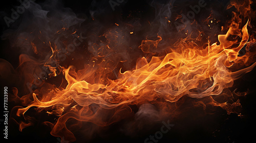 fire in the fireplace high definition(hd) photographic creative image