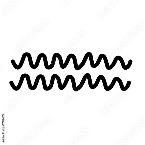 seamless wave lines pattern