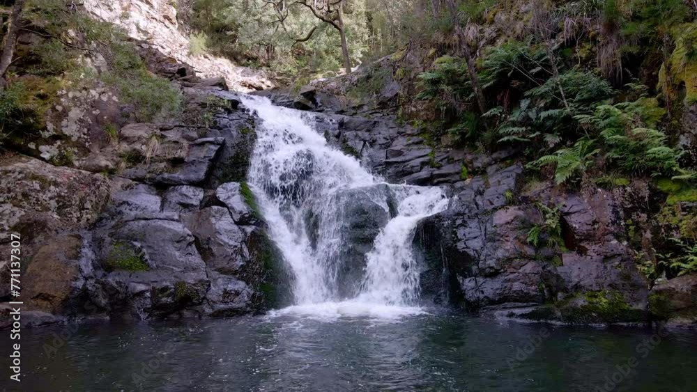 Beautiful Forth Falls waterfall cascade in Wilmot, Tasmania, Australia Beautiful Forth Falls waterfall cascade in Wilmot, Tasmania, Australia