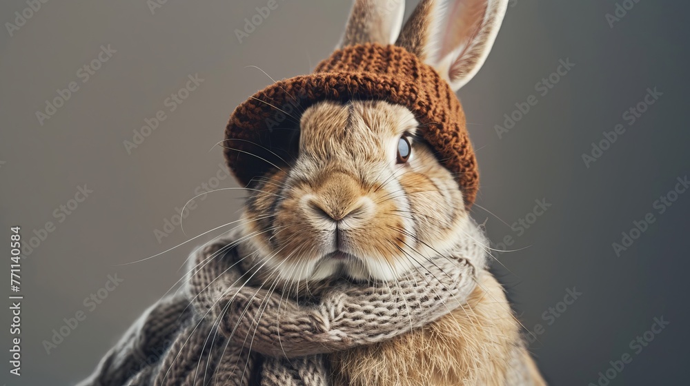 Retro Rabbits Professional captures of rabbits dressed in vintage ...