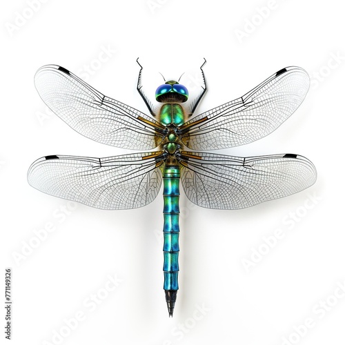 dragonfly isolated on white © Faisal