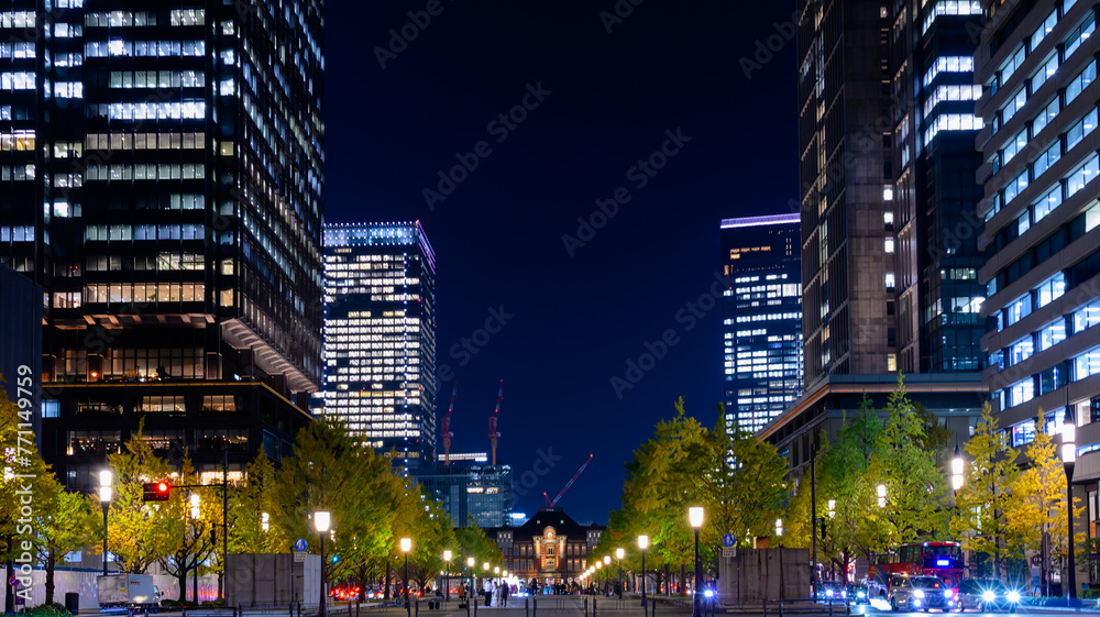 丸の内界隈の夜景