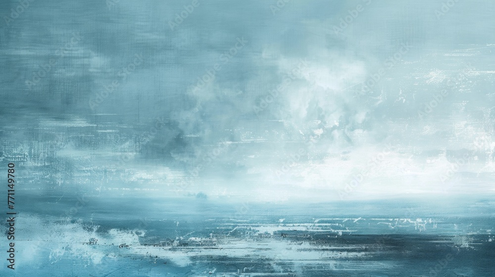 Fototapeta premium Monochromatic minimalist texture in soft shades of blue, calming effect