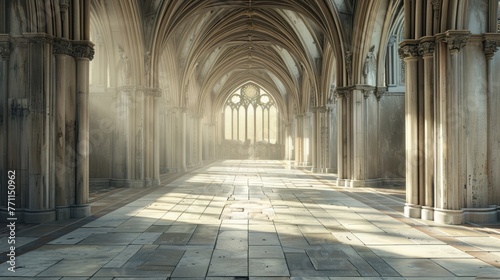 Gothic architecture, historic elegance photo