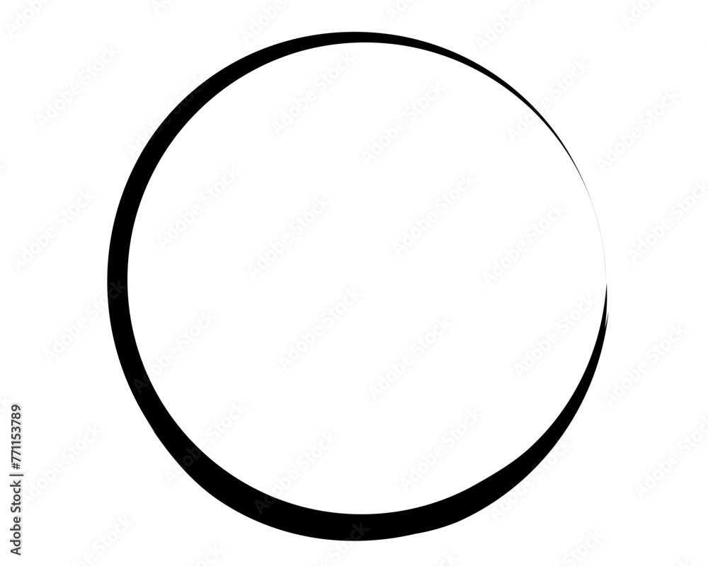 Paintbrush stroke, paint circle element, Round circular banner frames and border Paintbrush stroke, paint circle element, Round circular banner frames and border