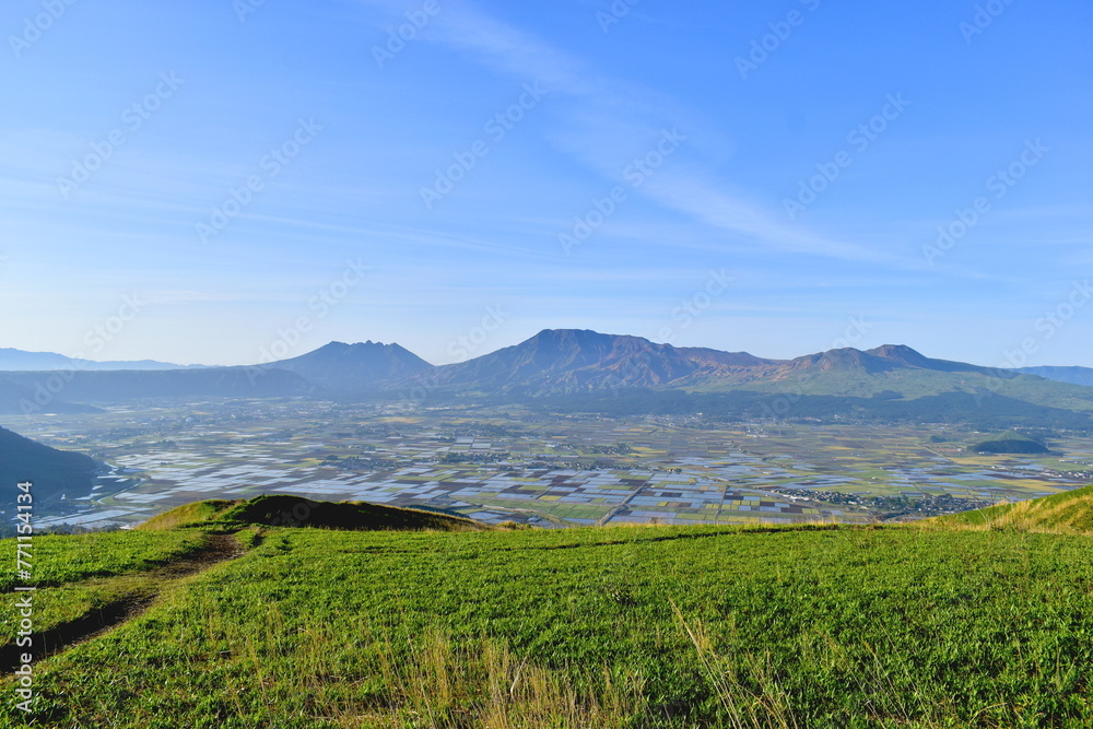 Obraz premium 大観峰 阿蘇 熊本 九州