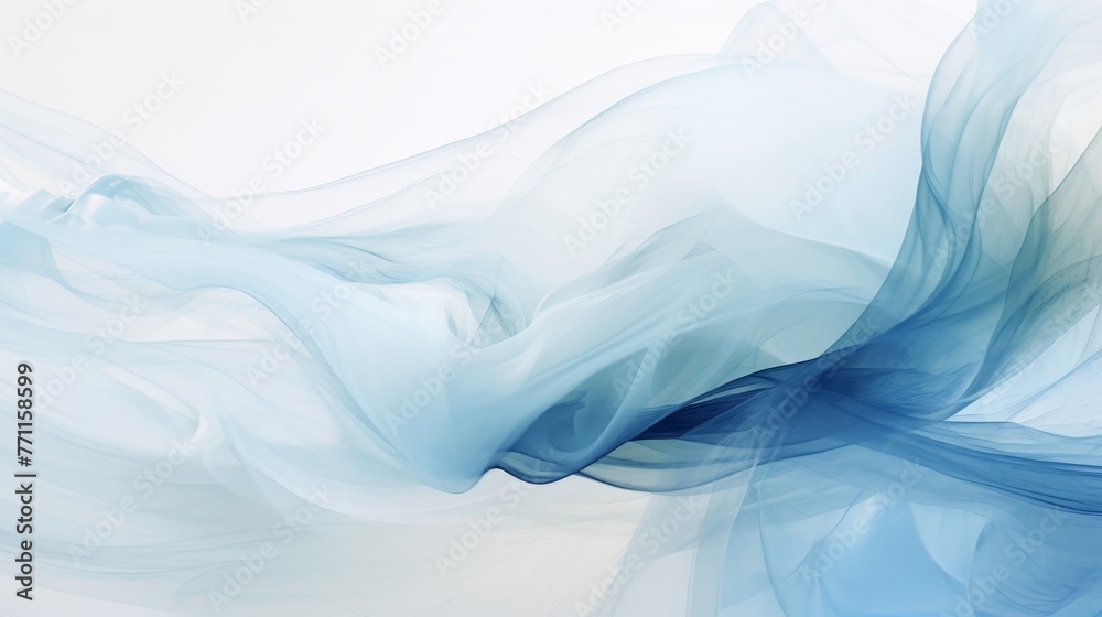 Abstract Digital Art in Cool Blue Tones AI generated illustration Abstract Digital Art in Cool Blue Tones AI generated illustration
