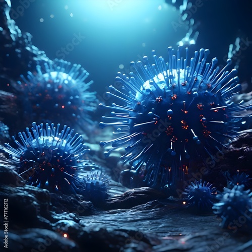 virus destroys the white blood cells that fight nfection photo