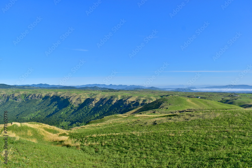 Naklejka premium 大観峰 阿蘇 熊本 九州
