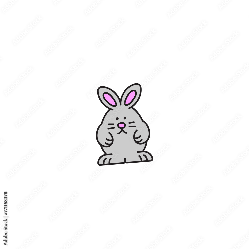 Fototapeta premium easter day for vibes illustration
