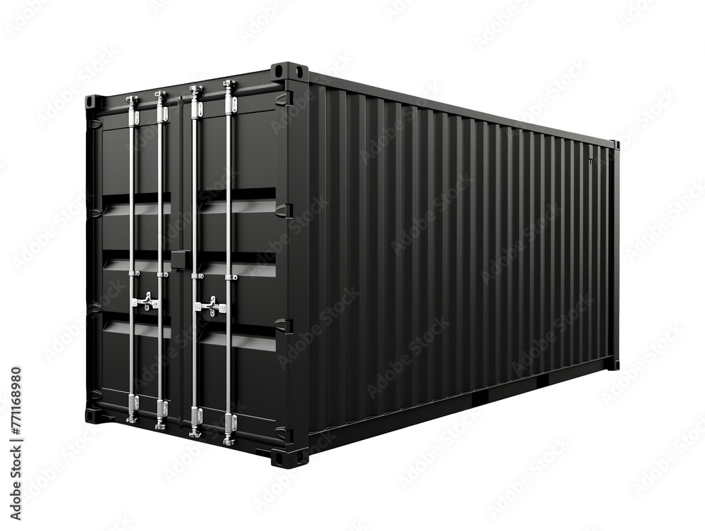 Cargo shipping container isolated Cargo shipping container isolated