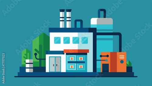 Clean and modern equipment lines the walls of a compact microfactory illustrating the spacesaving advantages and decreased capital investment