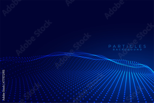 futuristic glowing dotted background for cyber technology innovation © starlineart