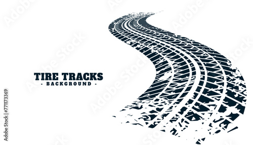 dirty rubber tire mark white background design