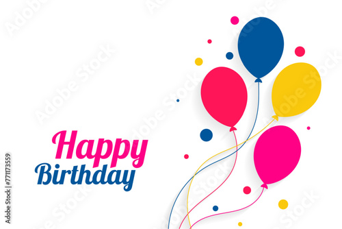 happy birthday festive background for kids special day