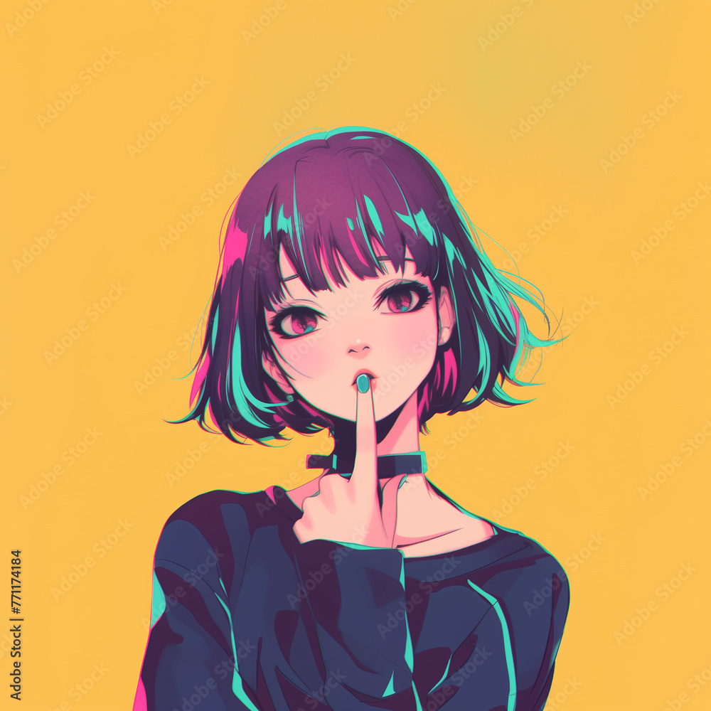 girl with a cigarette