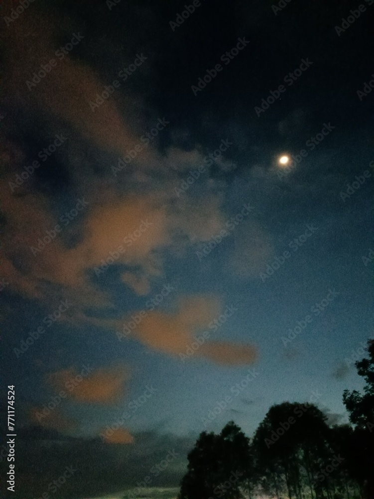 Moon before sunrise Moon before sunrise