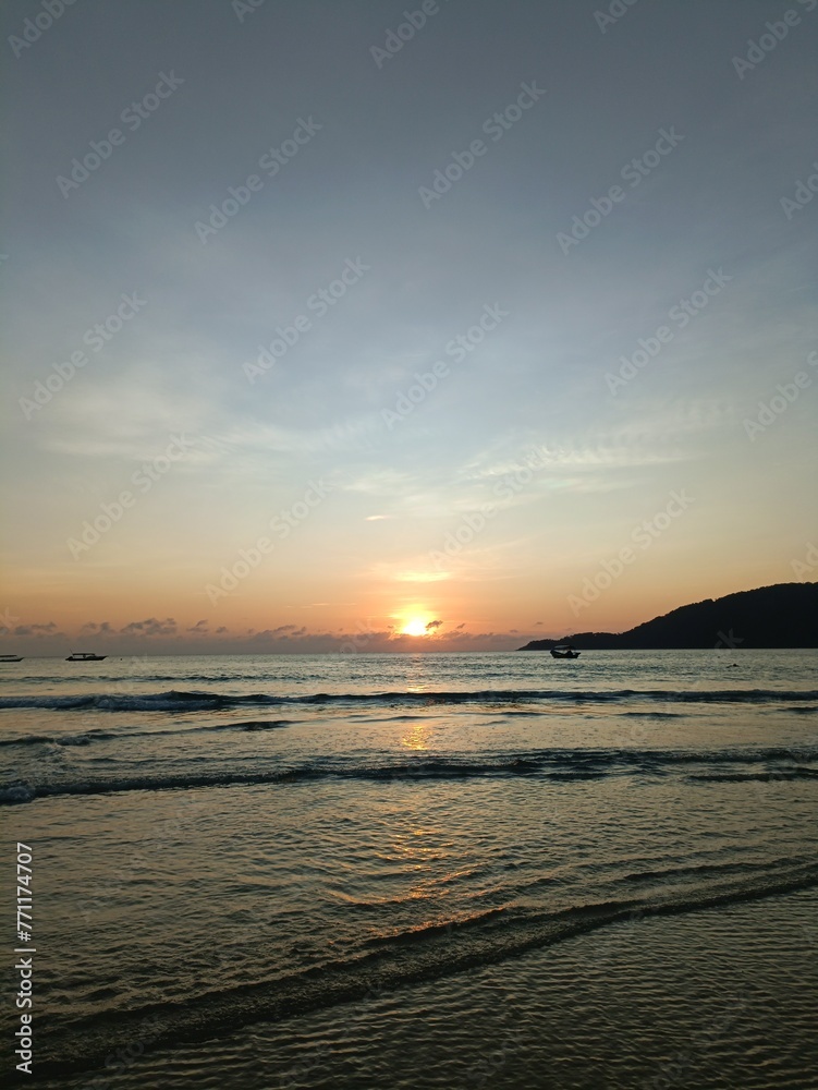 Sunrise with sea