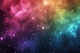 Breathtaking rainbow nebula night skies