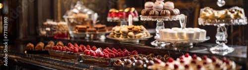The enchantment of a dessert station