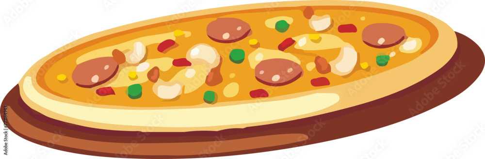 Pizza Illustration Pizza Illustration