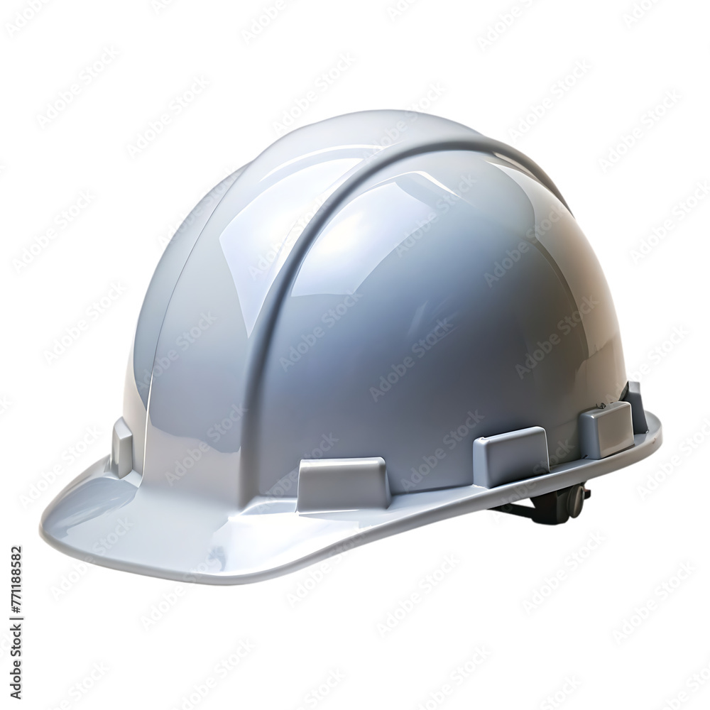 Fototapeta premium construction helmet on white background 3d illustration