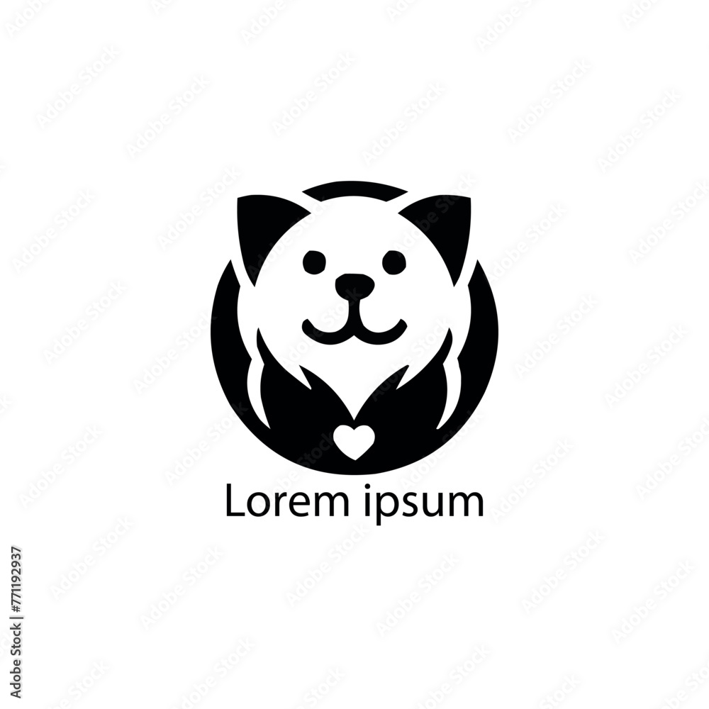 Animal care adopt and rescue pet shop care logo design template for brand or company and other Animal care adopt and rescue pet shop care logo design template for brand or company and other
