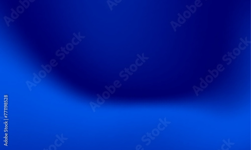 Abstract blue background, Blue curve design smooth shape by blue color with blurred effect