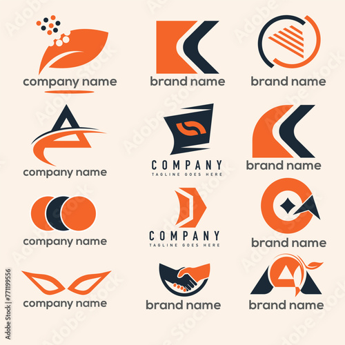 Logo Design Template for Business or Website 