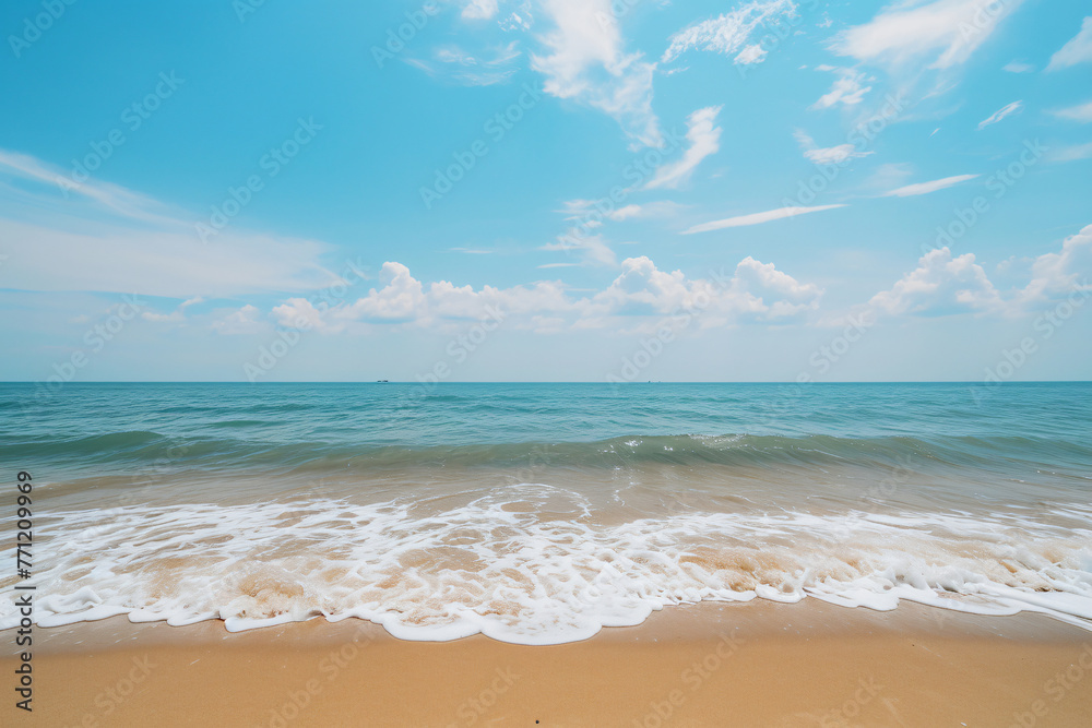 Fototapeta premium photo empty sea and beach background