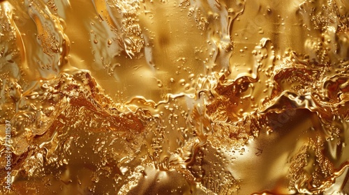 the gilded intricacies of a molten gold texture, frozen in time to reveal the raw beauty of its liquid origins.