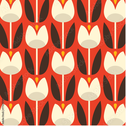 Tulips Designs in Fabric, Wallpaper and Home Decor