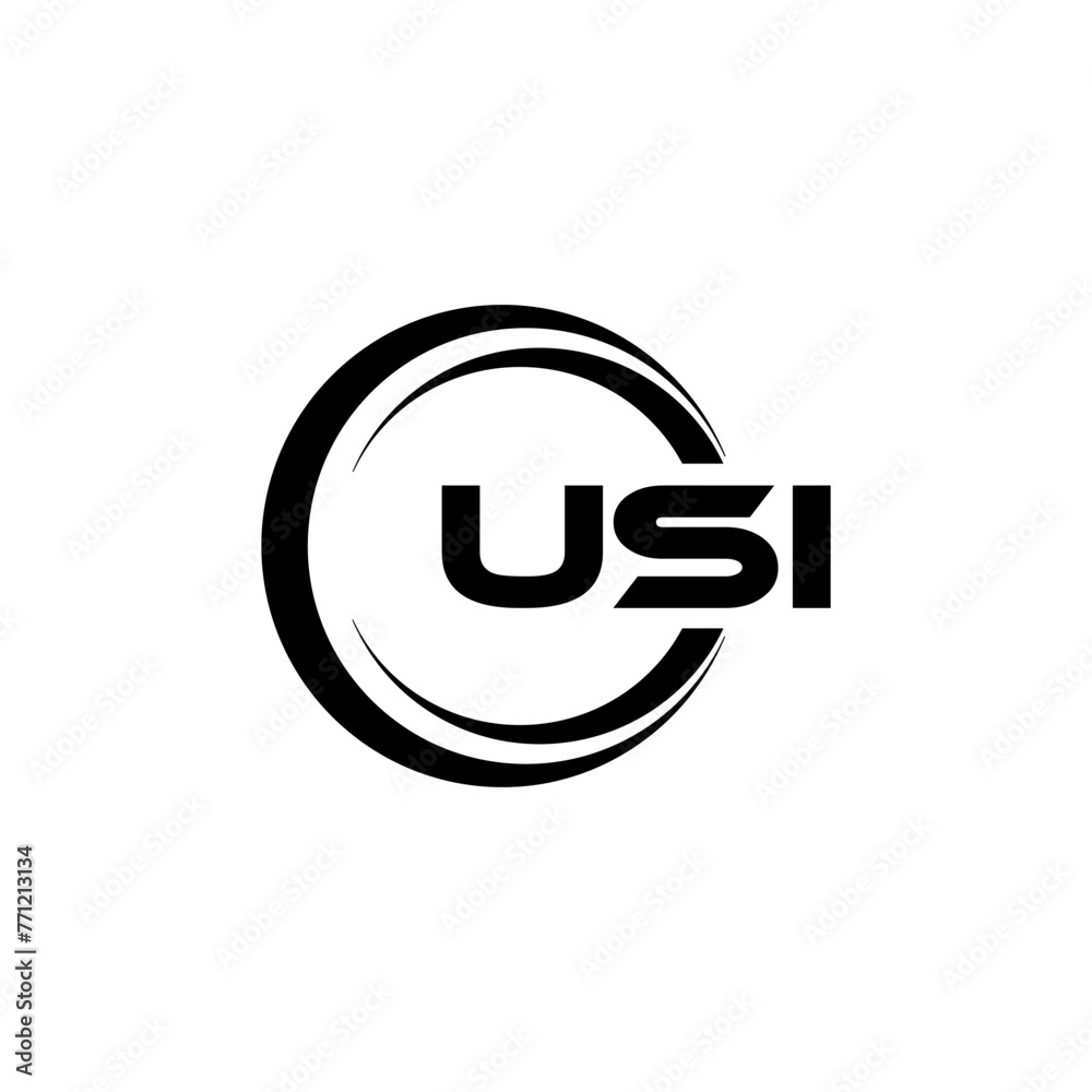 USI letter logo design with white background in illustrator, cube logo, vector logo, modern alphabet font overlap style. calligraphy designs for logo, Poster, Invitation, etc. USI letter logo design with white background in illustrator, cube logo, vector logo, modern alphabet font overlap style. calligraphy designs for logo, Poster, Invitation, etc.