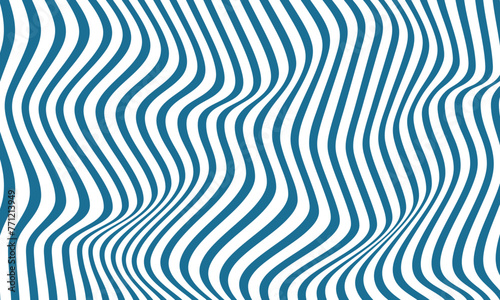 Abstract stripes blue art wave line background. Vector illustration