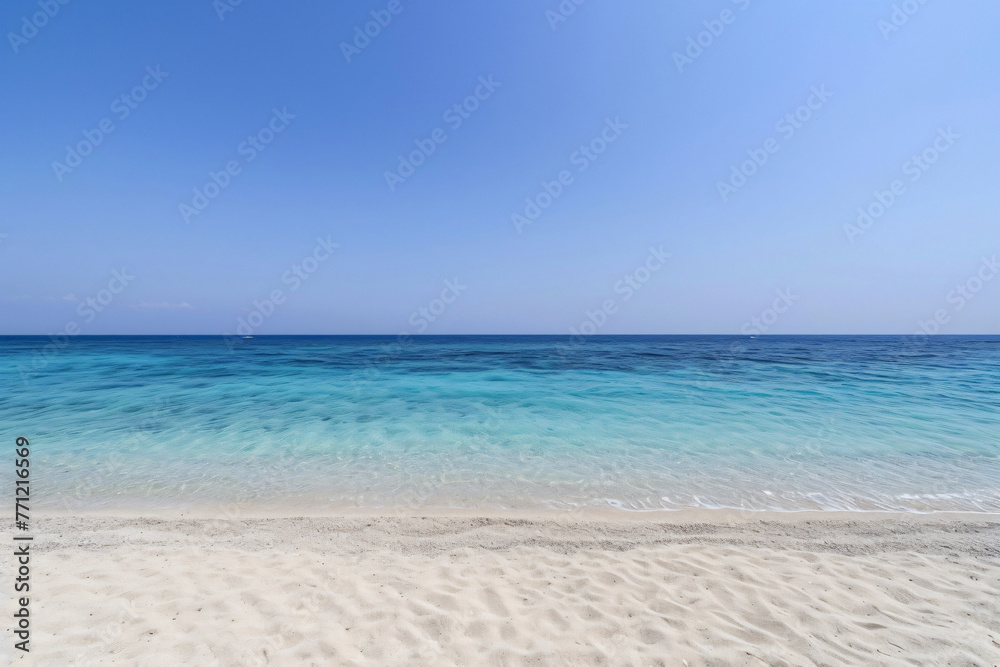 photo empty sea and beach background