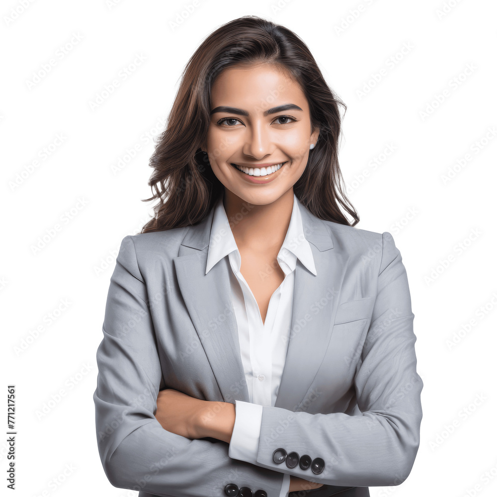portrait of a smiling businesswoman in grey suit isolated on transparent background portrait of a smiling businesswoman in grey suit isolated on transparent background