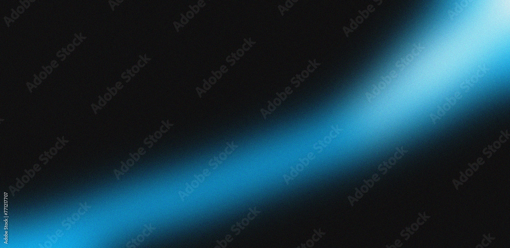 Dark grainy color gradient background blue ray pattern glowing banner header abstract design
