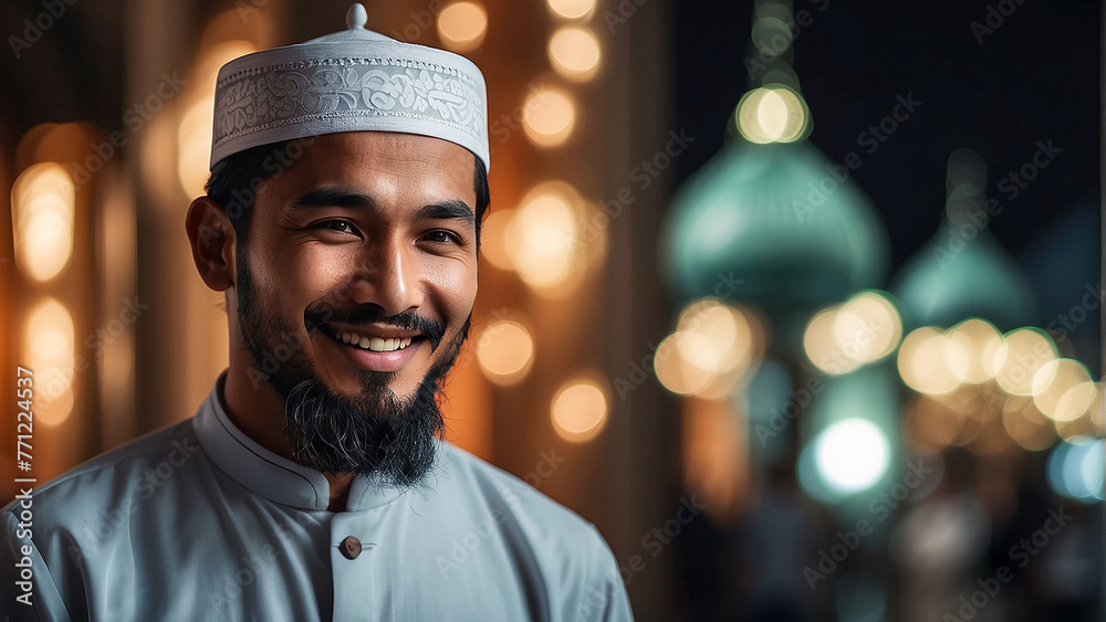 Obraz premium muslim islamic model