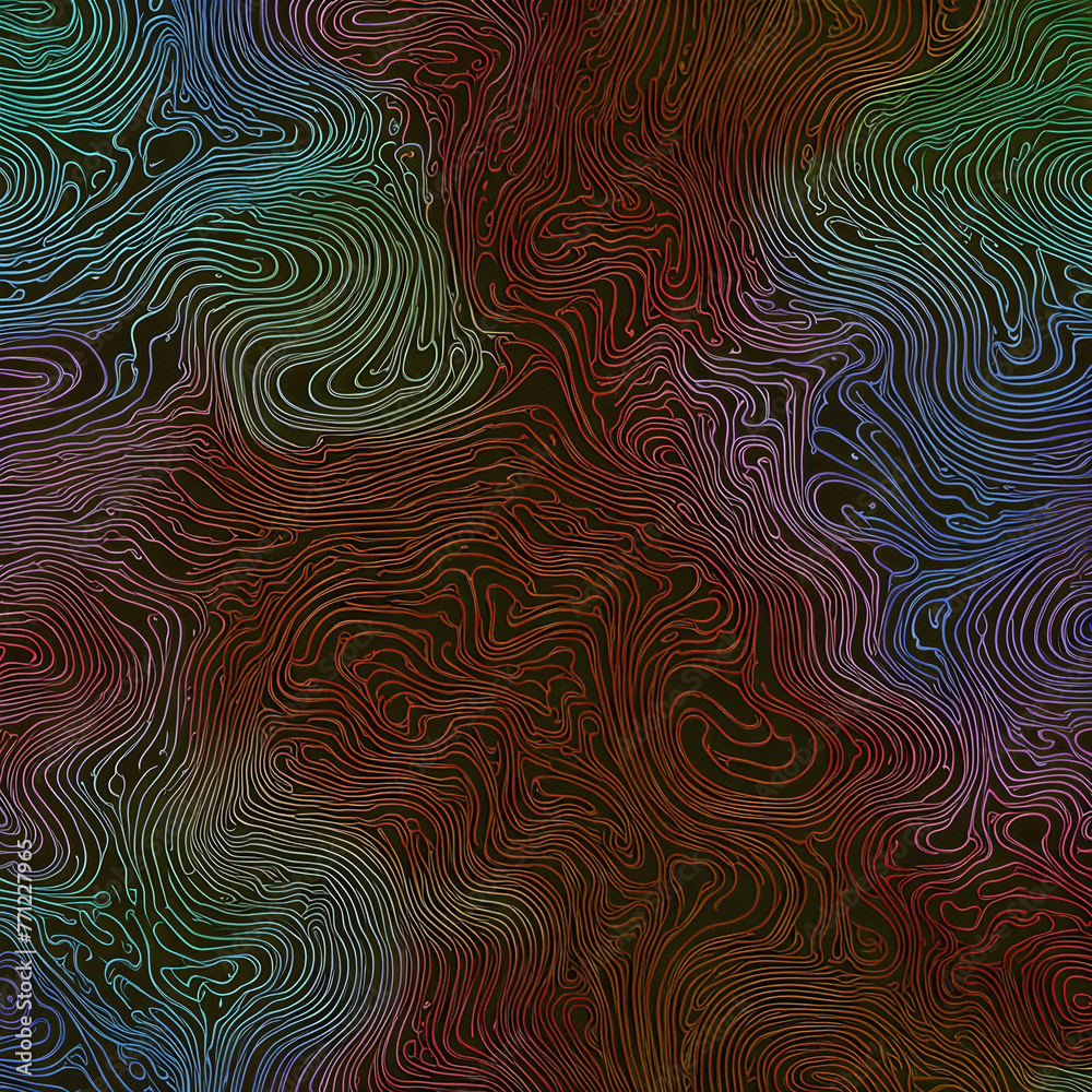 Fototapeta premium Spectrum of Waves