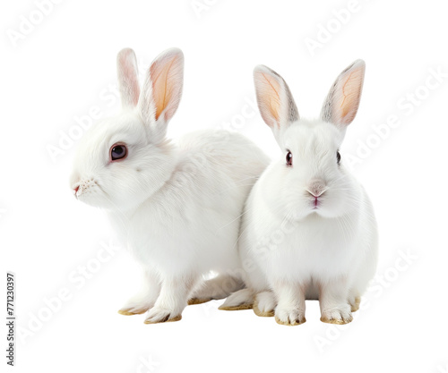 White_rabbit_enjoying_bonding_interaction_together