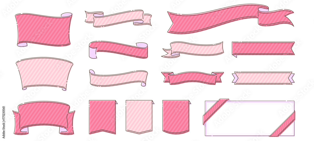 Line drawing diagonal striped ribbon material
Line drawing diagonal striped ribbon material