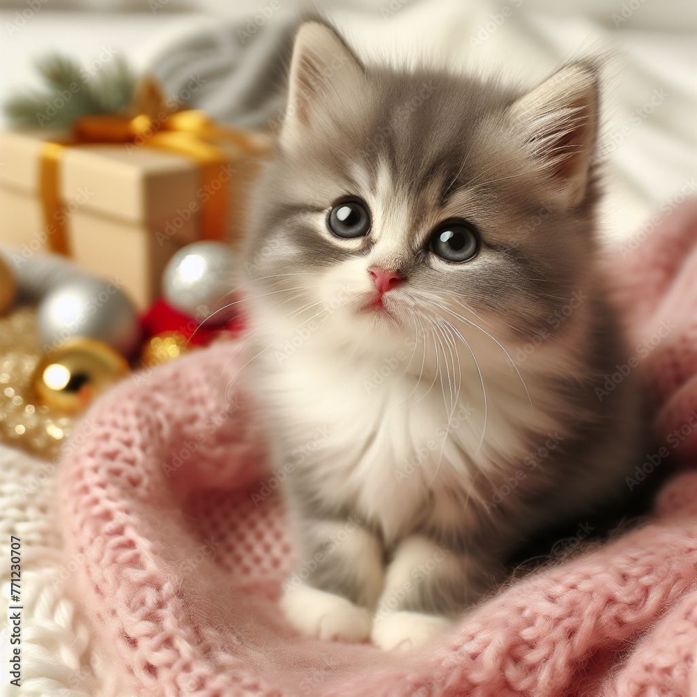 Fototapeta premium Cute Kitten