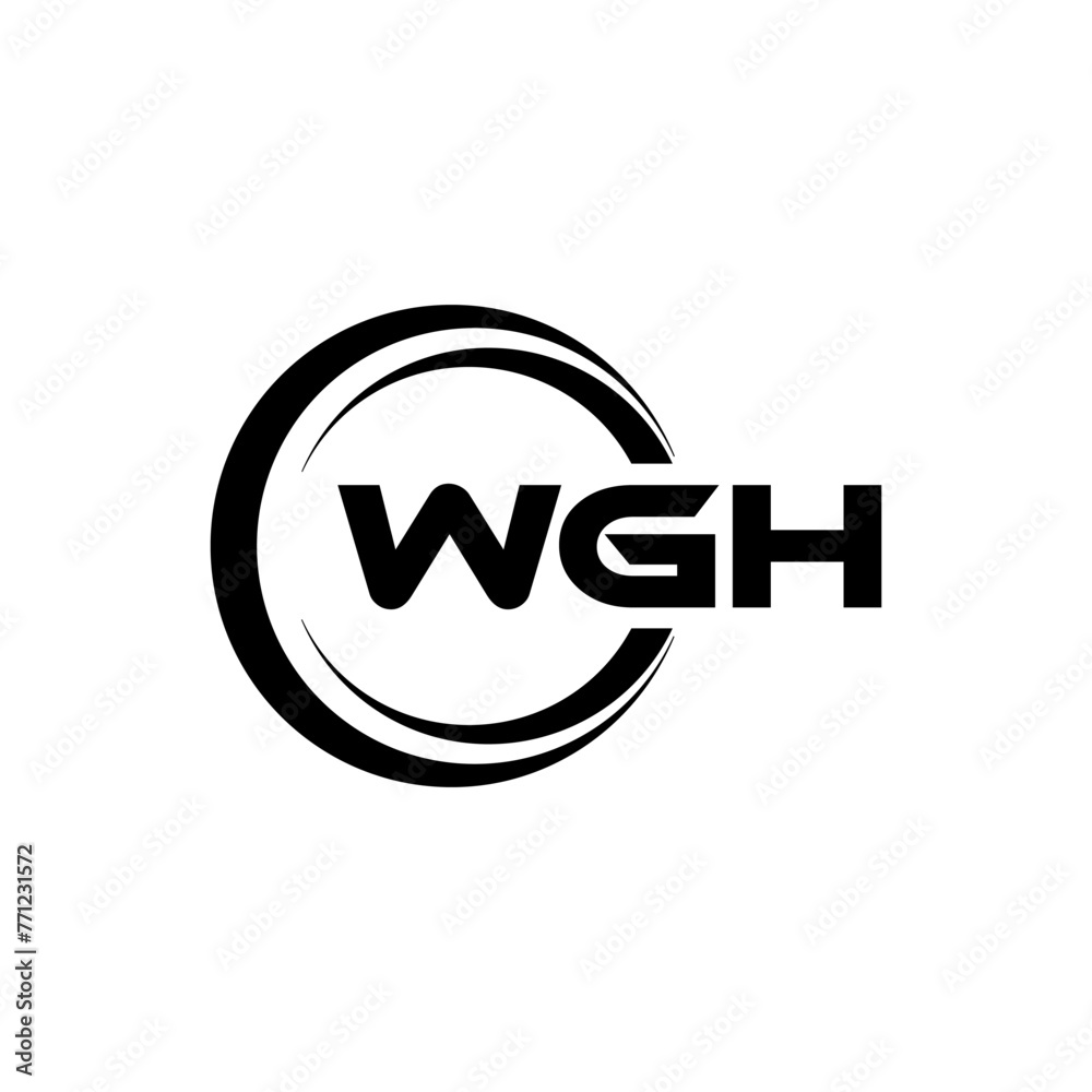 WGH letter logo design with white background in illustrator, cube logo, vector logo, modern alphabet font overlap style. calligraphy designs for logo, Poster, Invitation, etc. WGH letter logo design with white background in illustrator, cube logo, vector logo, modern alphabet font overlap style. calligraphy designs for logo, Poster, Invitation, etc.