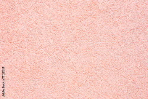 soft pink texture of bath towel, background