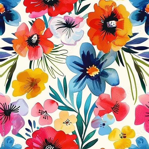 seamless floral background © DigitalArt Max