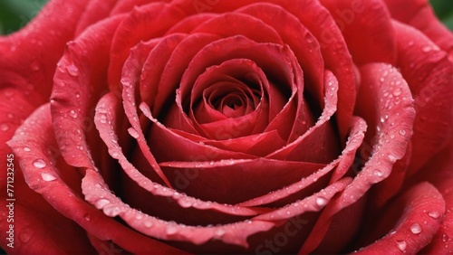Serene Dew-Kissed Rose