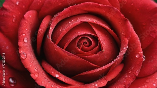 Serene Dew-Kissed Rose